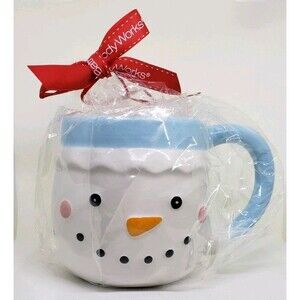 Target Bullseye Winter Christmas 2024 Snowman Coffee/Cocoa 13 oz Mug Holidays